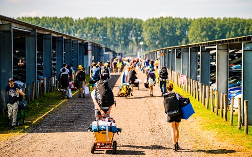 vertrekkende bezoekers